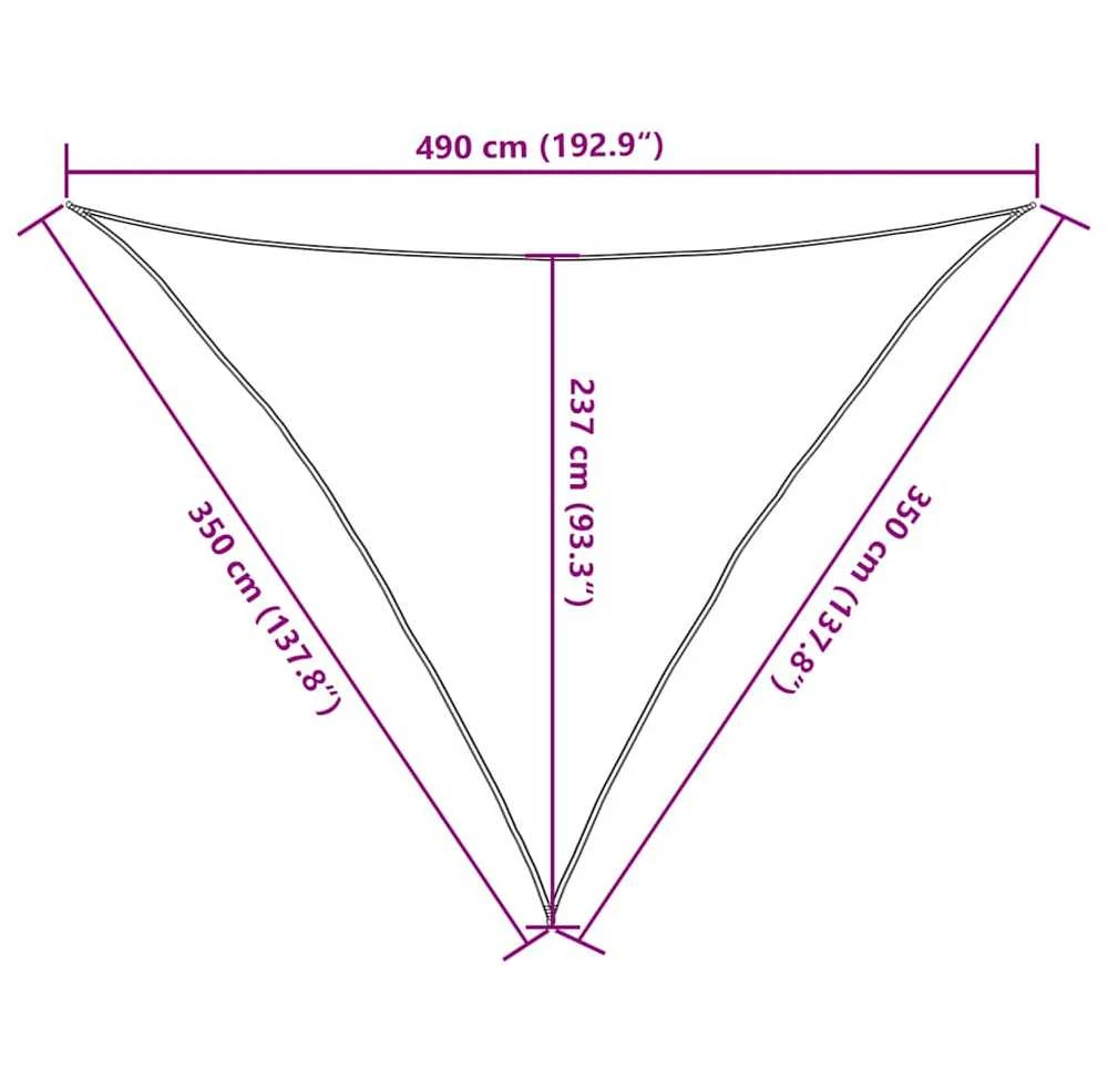 Uždanga nuo saulės, taupe spalvos, 3,5x3,5x4,9m, HDPE, 160g/m²