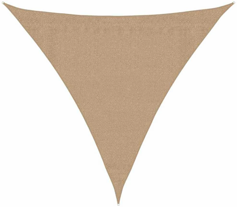 Uždanga nuo saulės, taupe spalvos, 3,6x3,6x3,6m, HDPE, 160g/m²