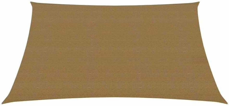 Uždanga nuo saulės, taupe spalvos, 4x4m, HDPE, 160g/m²