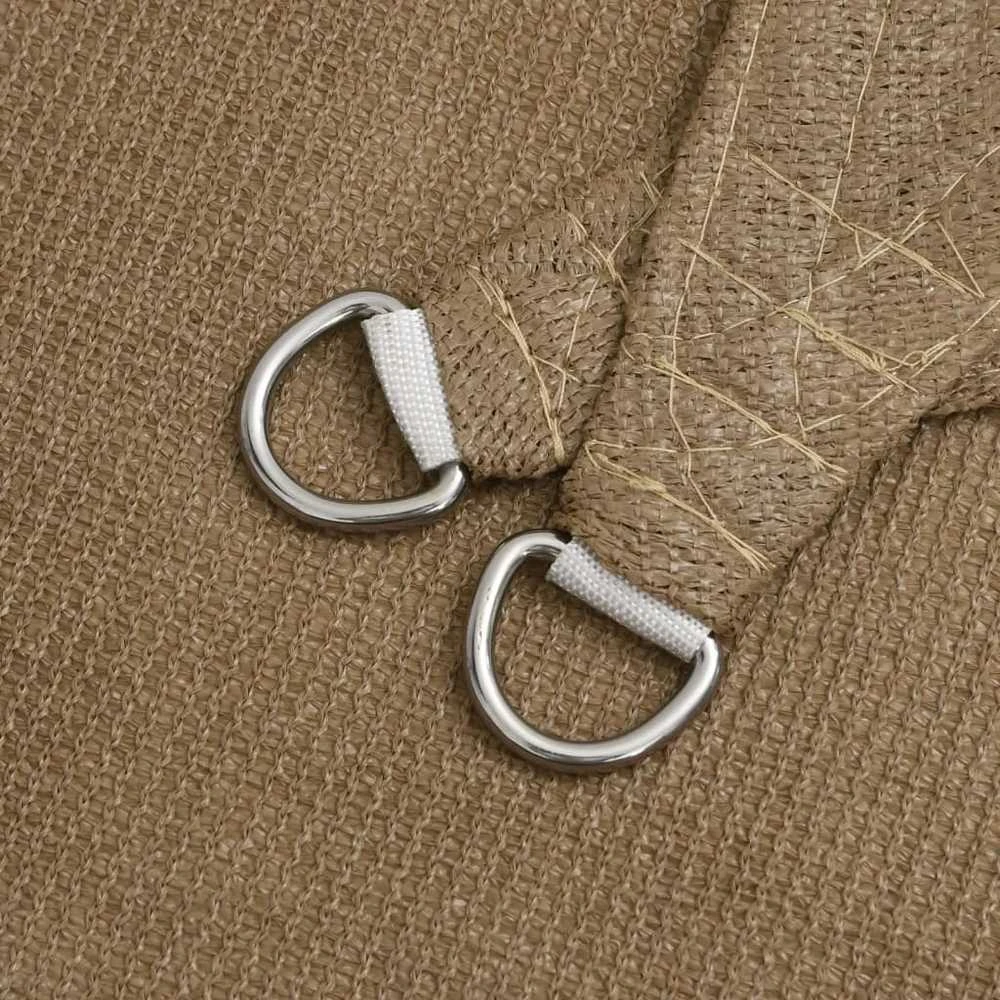 Uždanga nuo saulės, taupe spalvos, 6x6x6m, HDPE, 160g/m²