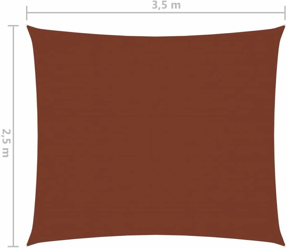 Uždanga nuo saulės, terakota, 2,5x3,5m, oksfordo audinys