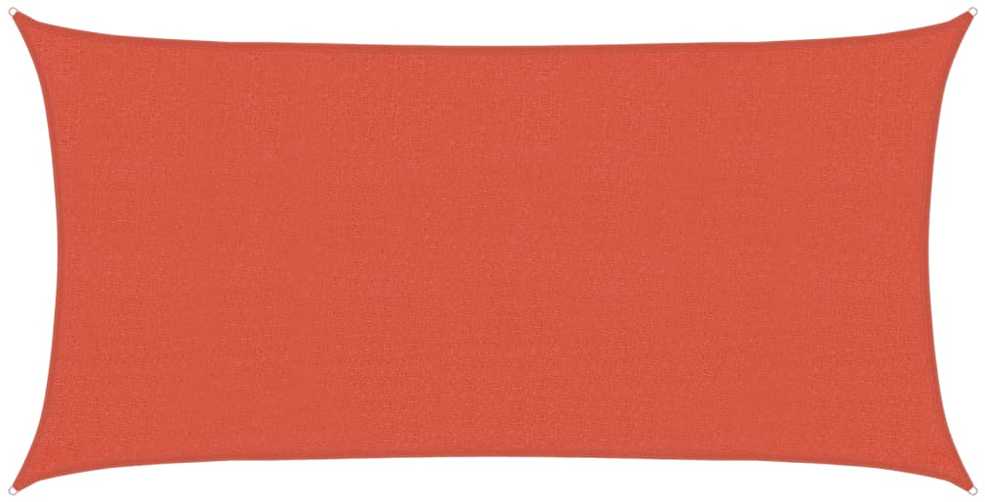 Uždanga nuo saulės, terakota spalvos, 2x3,5m, HDPE, 160g/m²