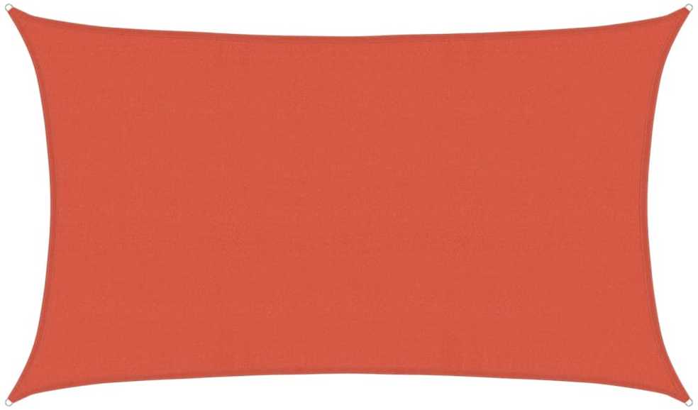 Uždanga nuo saulės, terakota spalvos, 5x8m, HDPE, 160g/m²