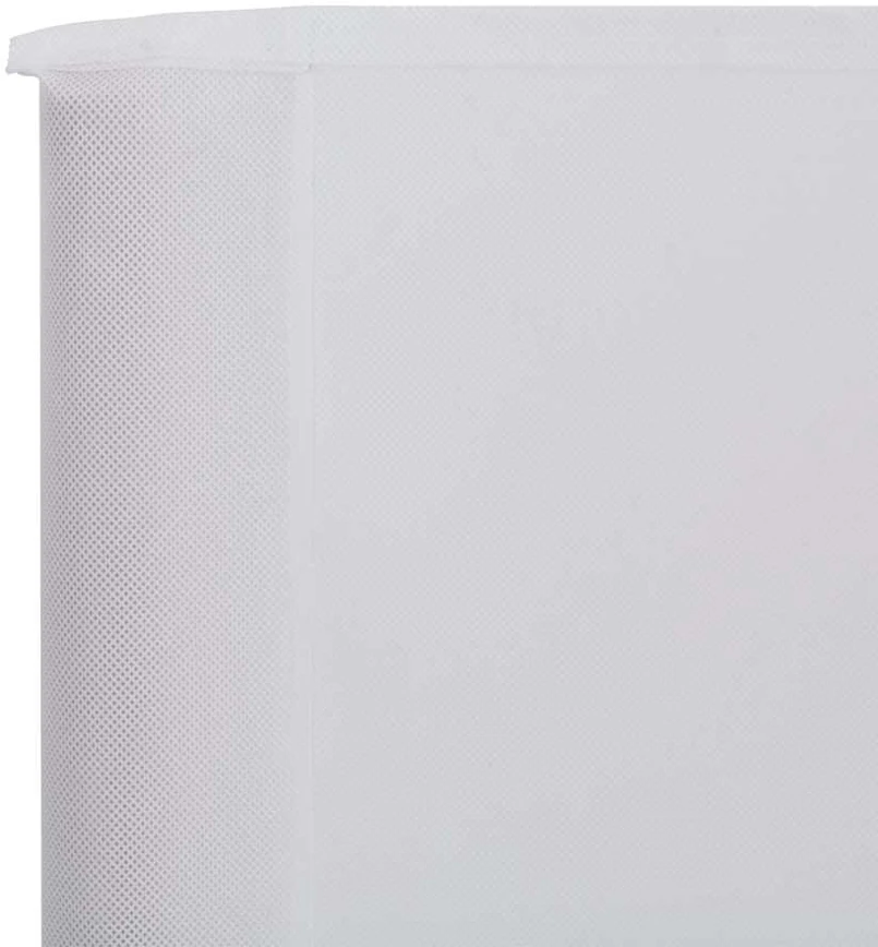 Uždanga nuo vėjo, 3 plokštės, smėlio balta, 400x160cm, audinys