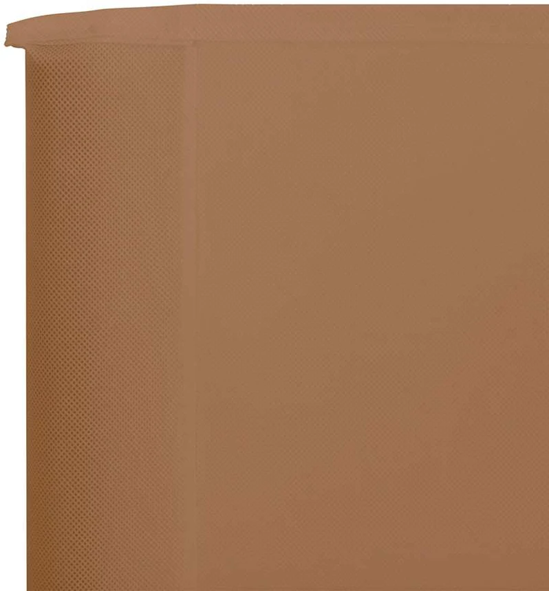 Uždanga nuo vėjo, 3 plokštės, taupe spalvos, 400x80cm, audinys