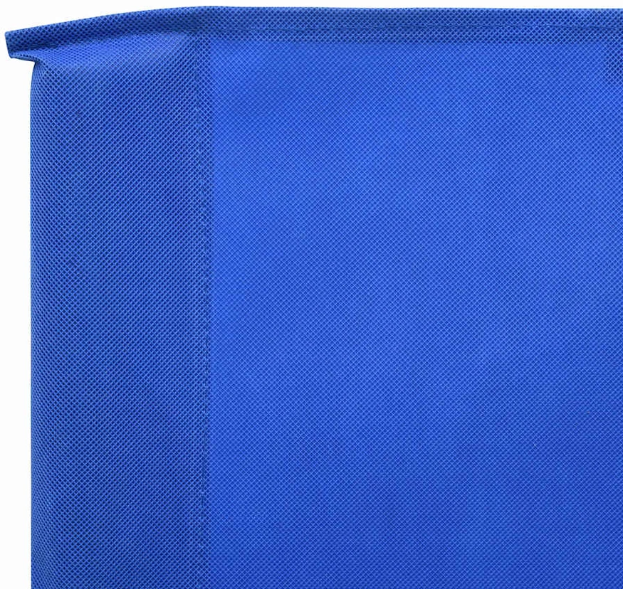 Uždanga nuo vėjo, 3 plokštės, žydra, 400x80cm, audinys