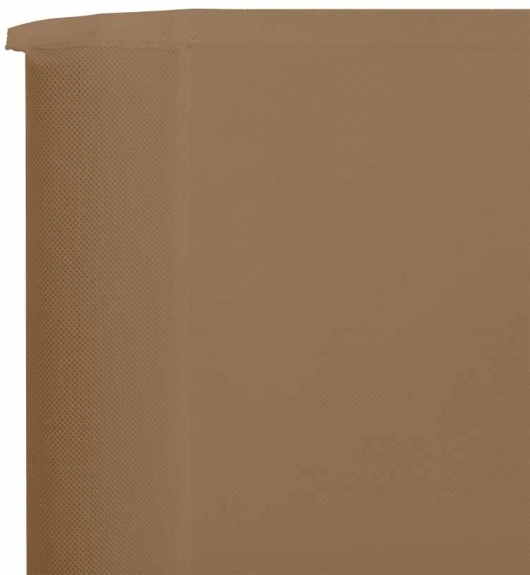 Uždanga nuo vėjo, 5 plokštės, taupe spalvos, 600x120cm, audinys