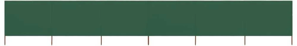 Uždanga nuo vėjo, 6 plokštės, žalia, 800x80cm, audinys