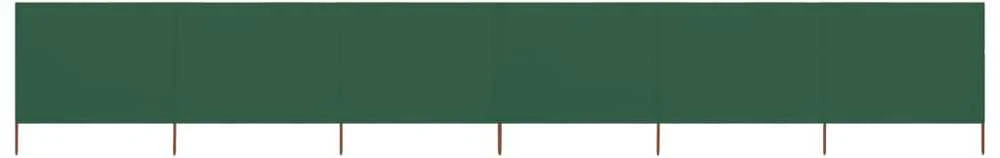 Uždanga nuo vėjo, 6 plokštės, žalia, 800x80cm, audinys