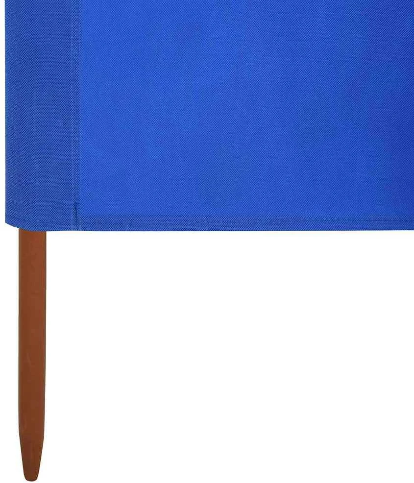 Uždanga nuo vėjo, 6 plokštės, žydra, 800x160cm, audinys