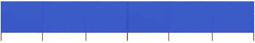 Uždanga nuo vėjo, 6 plokštės, žydra, 800x160cm, audinys