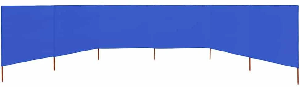 Uždanga nuo vėjo, 6 plokštės, žydra, 800x160cm, audinys