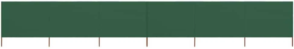 Uždanga nuo vėjo, žalia, 800x120cm, audinys, 6 plokštės
