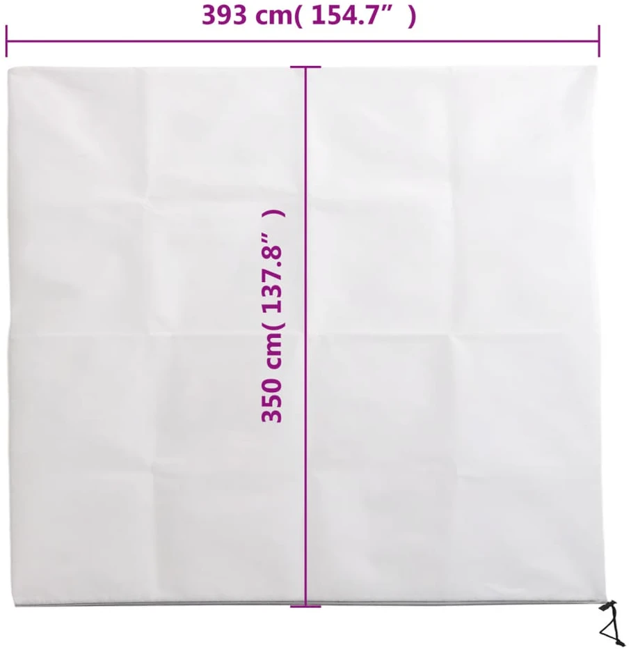 Uždangalai augalams su užtrauktukais, 10vnt., 3,93x3,5m, 70g/m²