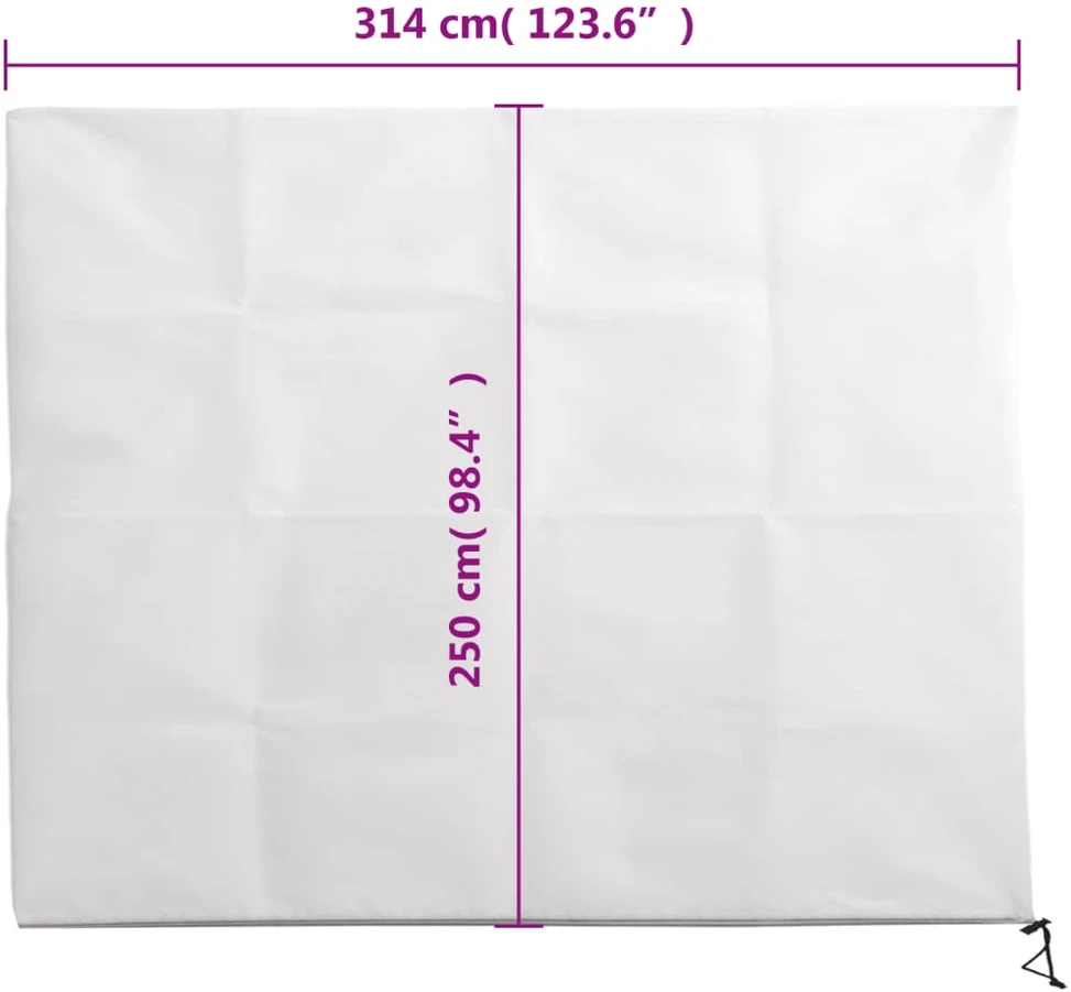 Uždangalai augalams su užtrauktukais, 10vnt., 3,14x2,5m, 70g/m²