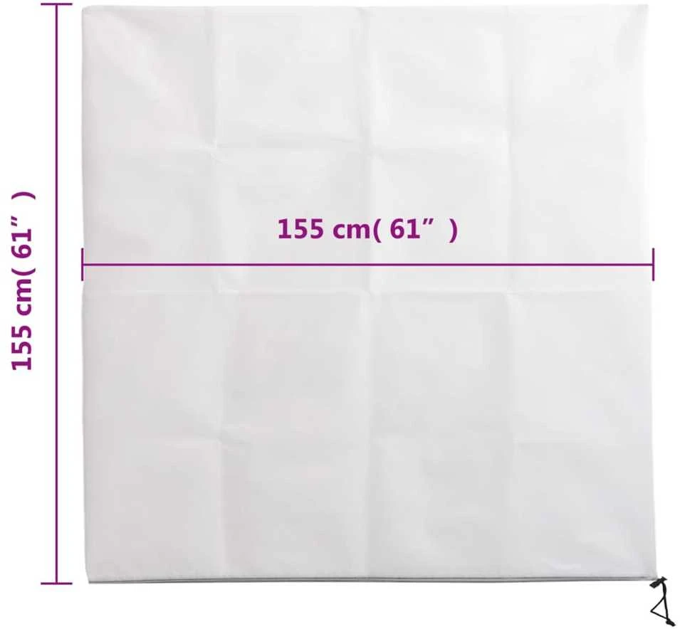 Uždangalai augalams su užtrauktukais, 10vnt., 1,55x1,55m
