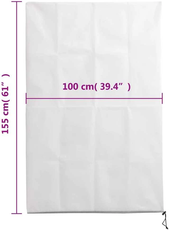 Uždangalai augalams su užtrauktukais, 10vnt., 1x1,55m, 70g/m²