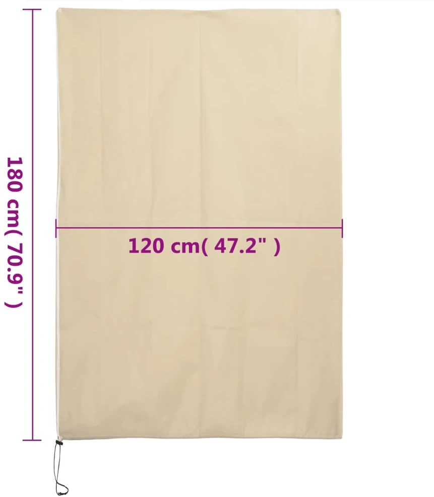 Uždangalai augalams su užtrauktukais, 2 vnt., 1,2x1,8 m, 70g/m²