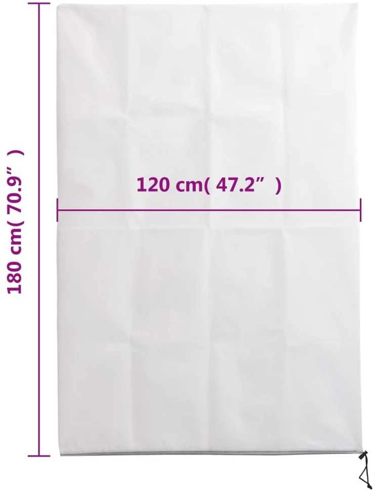 Uždangalai augalams su užtrauktukais, 2 vnt., 1,2x1,8 m, 70g/m²