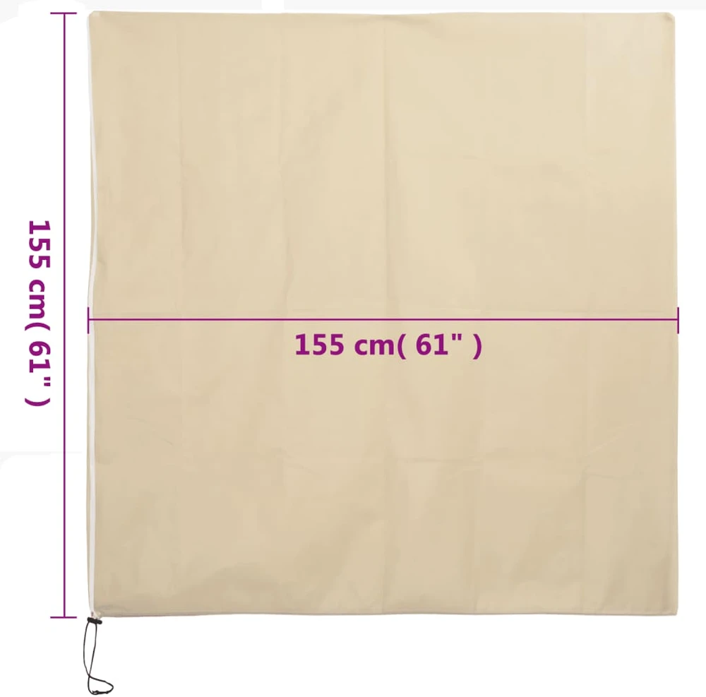 Uždangalai augalams su užtrauktukais, 2vnt., 1,55x1,55m, 70g/m²