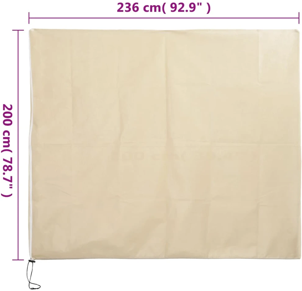 Uždangalai augalams su užtrauktukais, 2vnt., 2,36x2m, 70g/m²