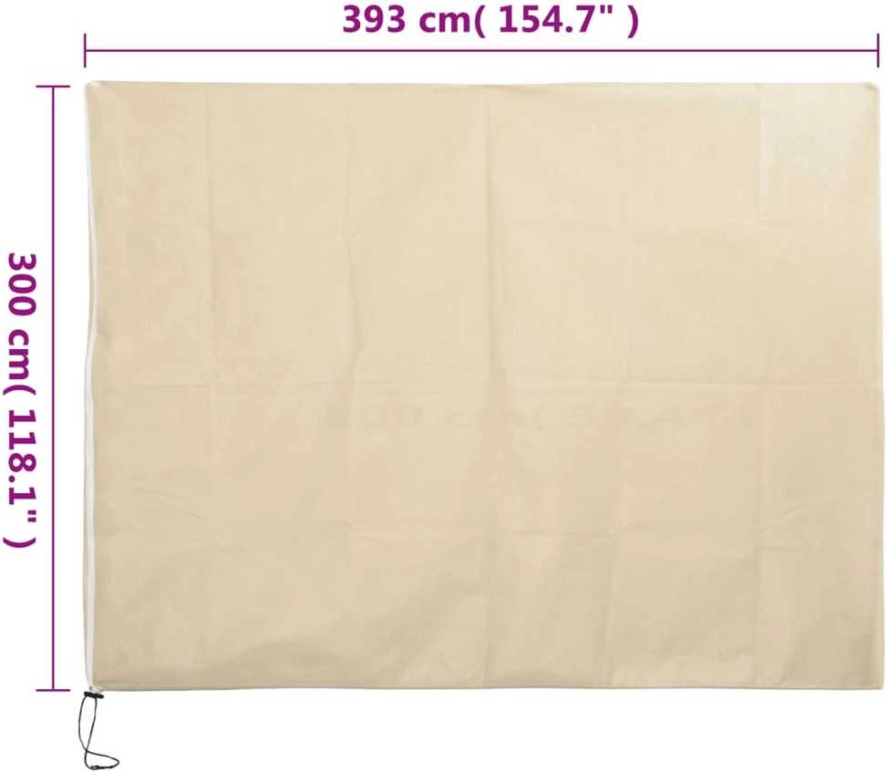 Uždangalai augalams su užtrauktukais, 2vnt., 3,93x3m, 70g/m²