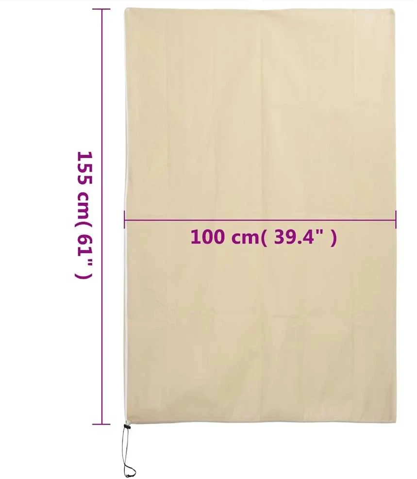Uždangalai augalams su užtrauktukais, 2vnt., 1x1,55m, 70g/m²