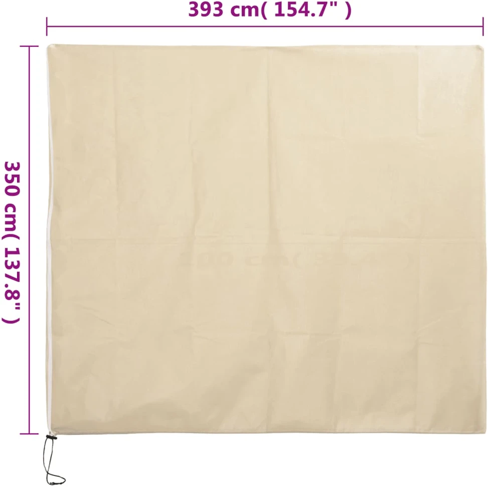 Uždangalai augalams su užtrauktukais, 4vnt., 3,93x3,5m, 70g/m²