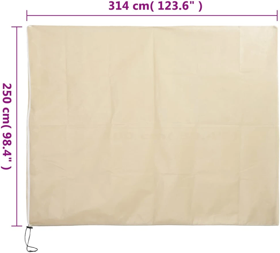 Uždangalai augalams su užtrauktukais, 4vnt., 3,14x2,5 m, 70g/m²