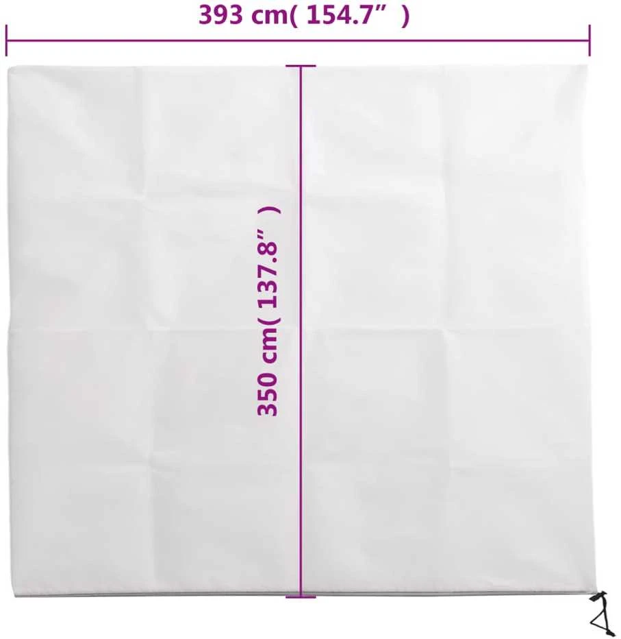 Uždangalai augalams su užtrauktukais, 4vnt., 3,93x3,5m, 70g/m²