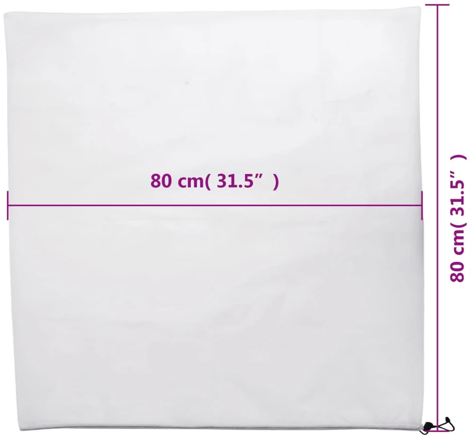 Uždangalai augalams su virvutėmis, 12vnt., 0,8x0,8m, 70g/m²