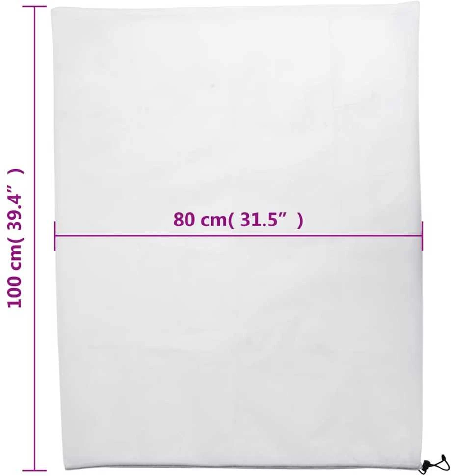 Uždangalai augalams su virvutėmis, 12vnt., 0,8x1m, 70g/m²