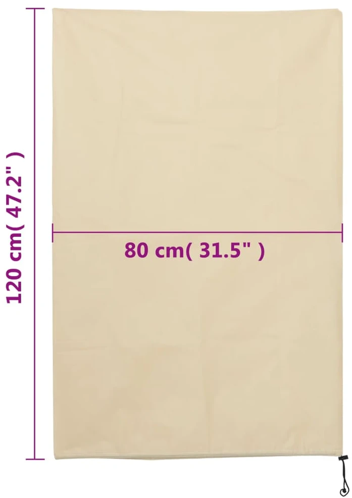 Uždangalai augalams su virvutėmis, 12vnt., 0,8x1,2m, 70g/m²