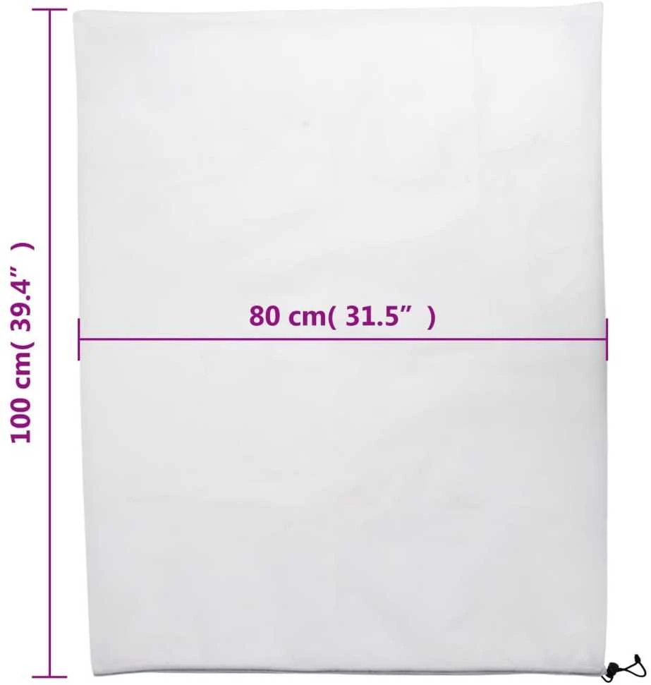 Uždangalai augalams su virvutėmis, 4vnt., 0,8x1m, 70g/m²