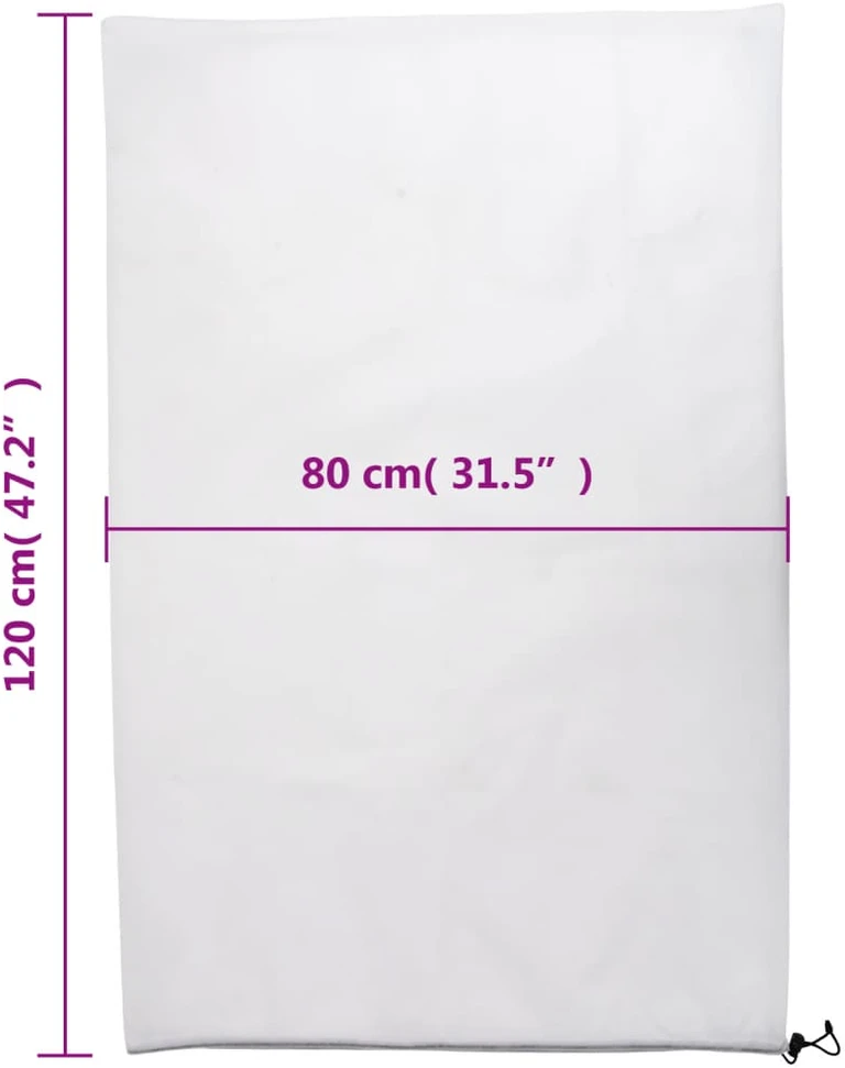 Uždangalai augalams su virvutėmis, 4vnt., 0,8x1,2m, 70g/m²