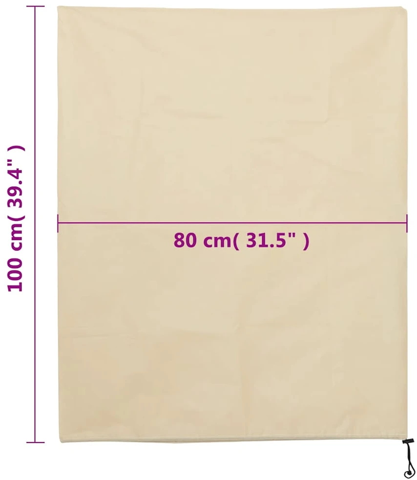 Uždangalai augalams su virvutėmis, 4vnt., 0,8x1m, 70g/m²