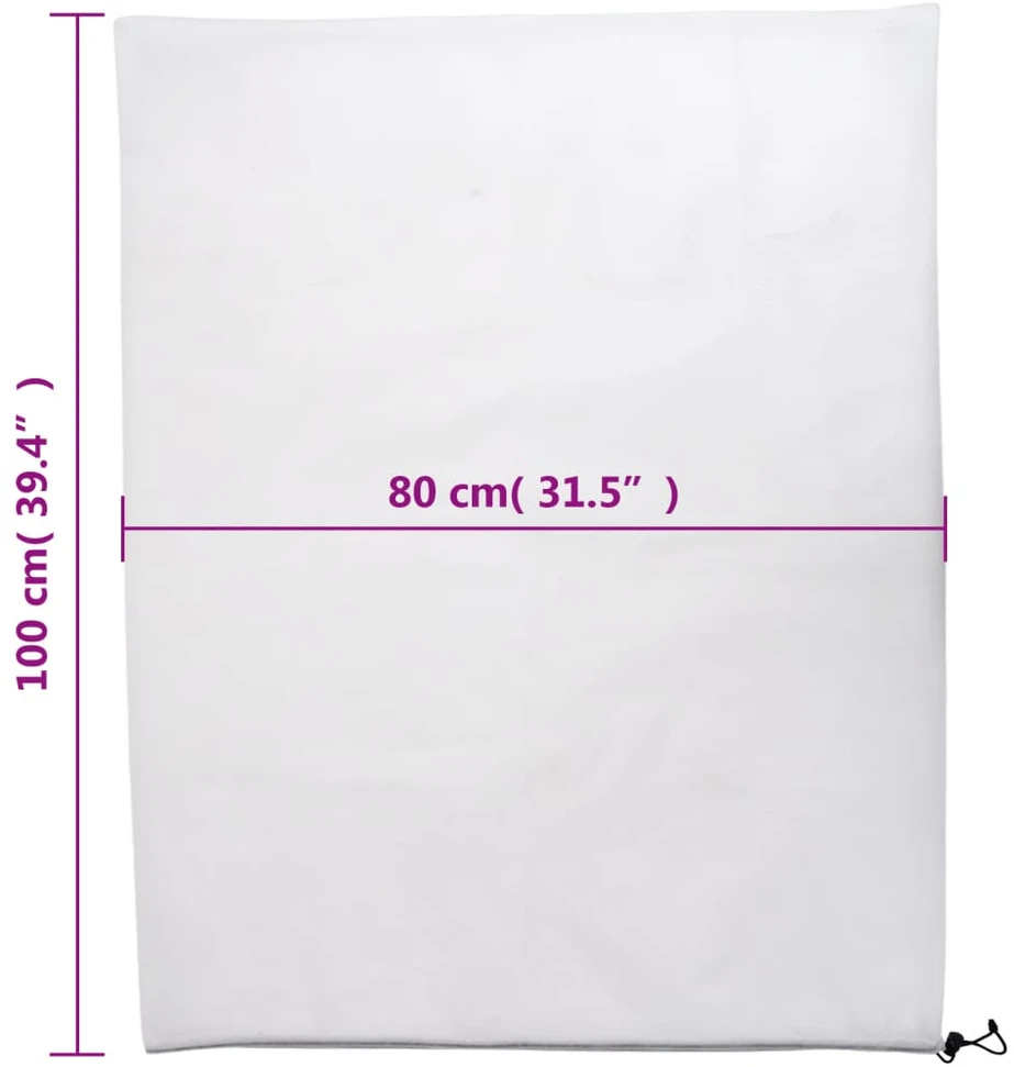 Uždangalai augalams su virvutėmis, 4vnt., 0,8x1m, 70g/m²
