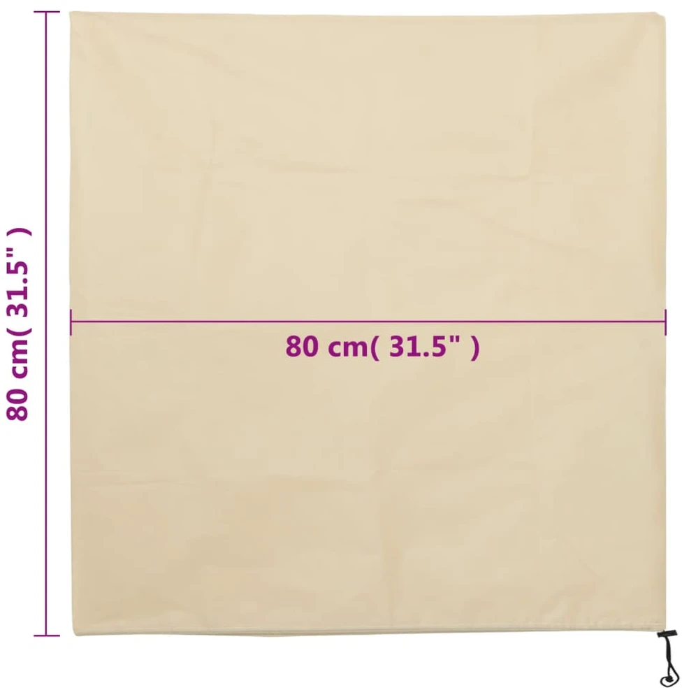 Uždangalai augalams su virvutėmis, 4vnt., 0,8x0,8m, 70g/m²