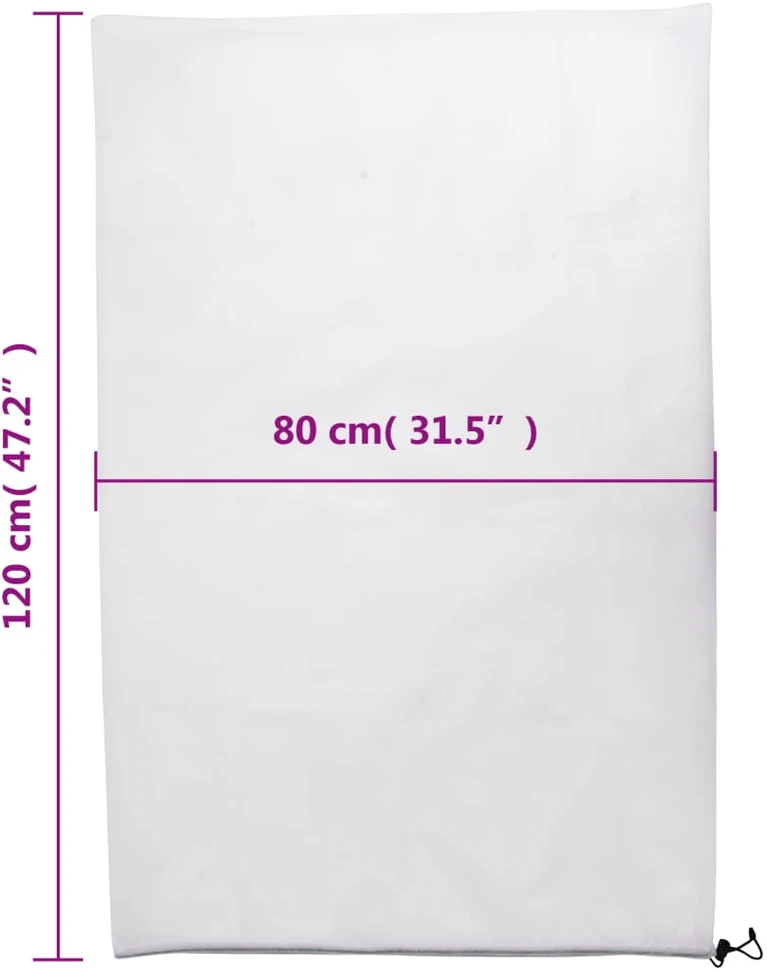 Uždangalai augalams su virvutėmis, 8vnt., 0,8x1,2m, 70g/m²
