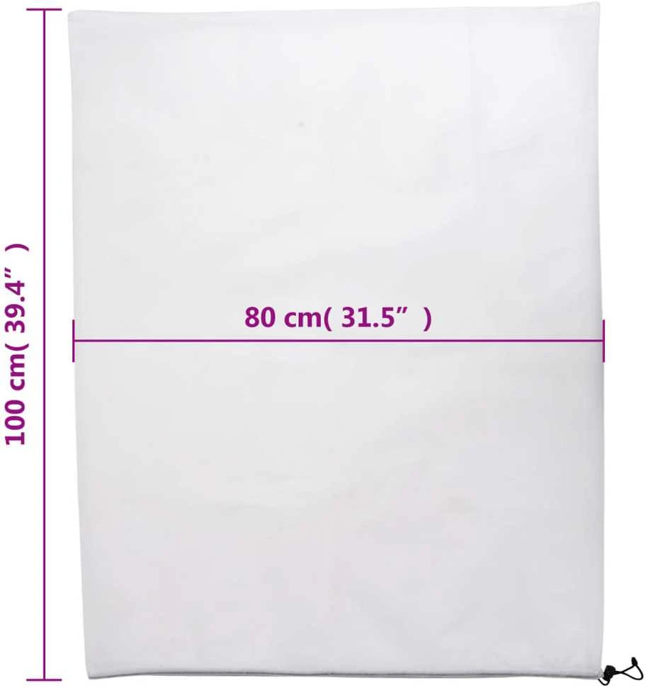 Uždangalai augalams su virvutėmis, 8vnt., 0,8x1m, 70g/m²