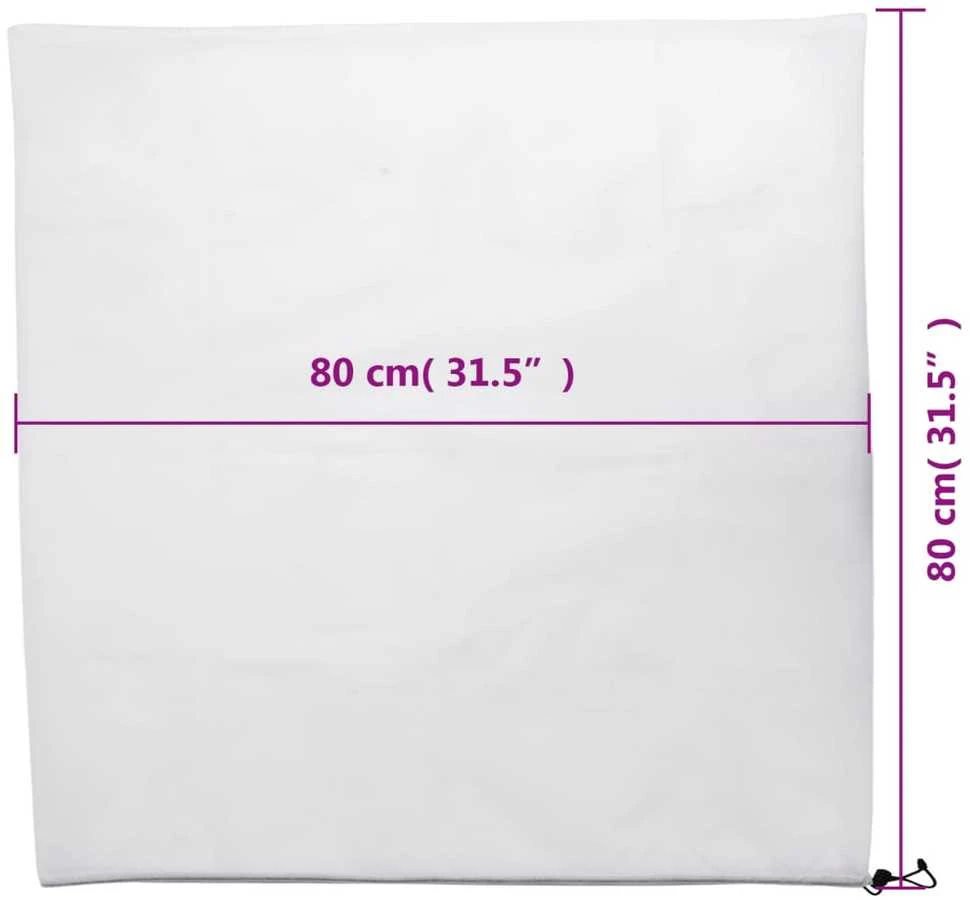 Uždangalai augalams su virvutėmis, 8vnt., 0,8x0,8m, 70g/m²