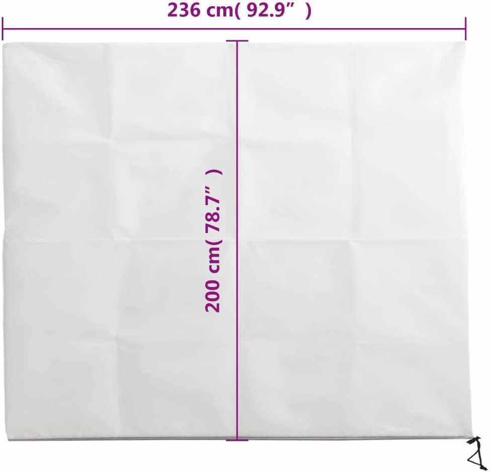 Uždangalas augalams su užtrauktuku, 2,36x2m, 70g/m²