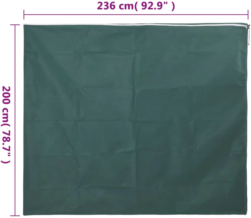 Uždangalas augalams su užtrauktuku, 2,36x2m, 70g/m²