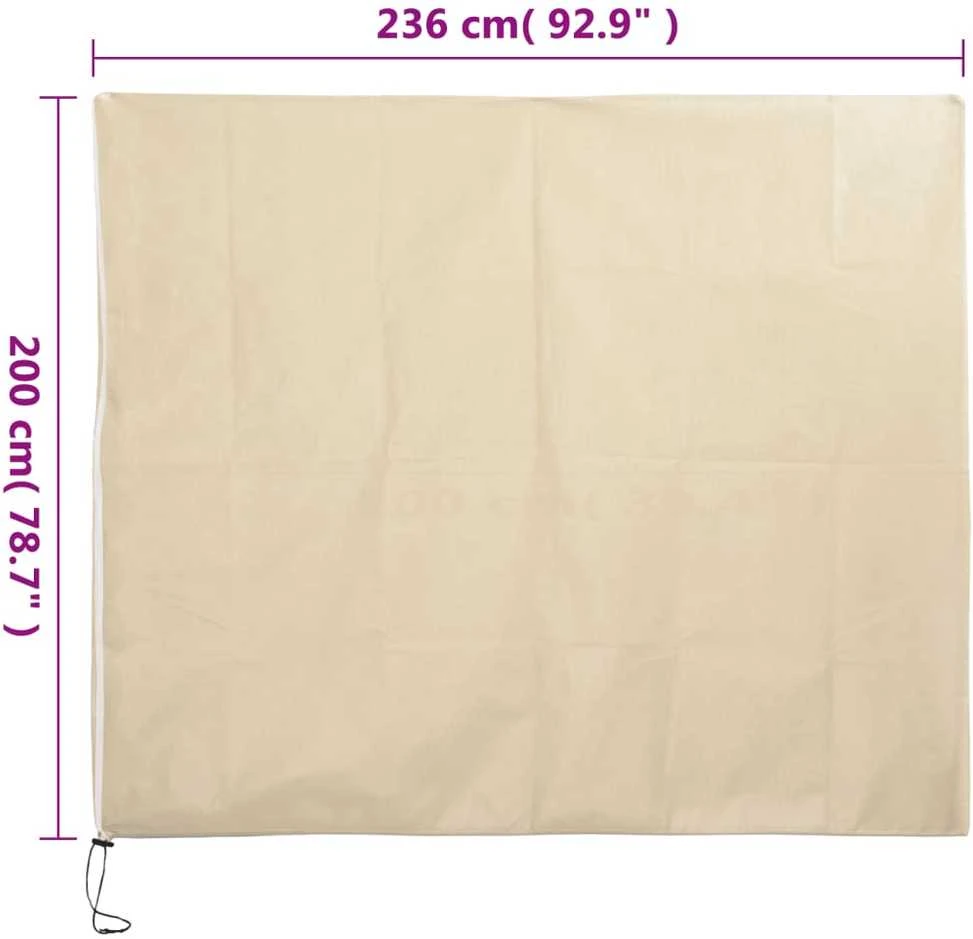 Uždangalas augalams su užtrauktuku, 2,36x2m, 70g/m²