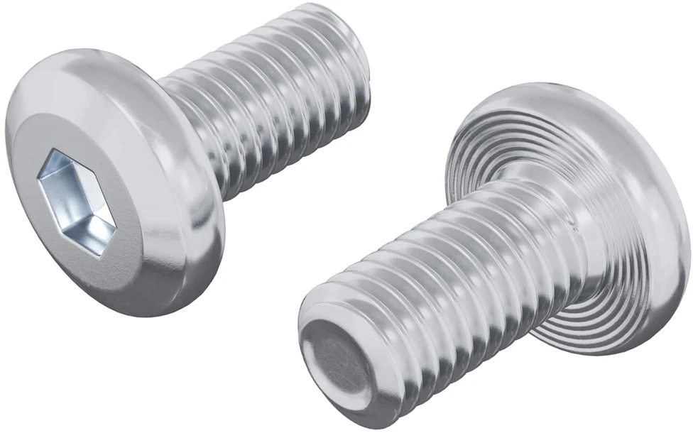 Užrakinimo varžtas 2 vnt. Sidabrinė M6 x 12 mm Plienas