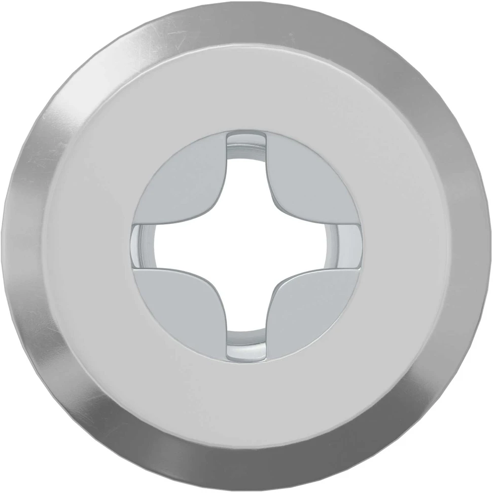 Užrakto veržlė 12 vnt. Sidabro M6 x 15 mm Plienas