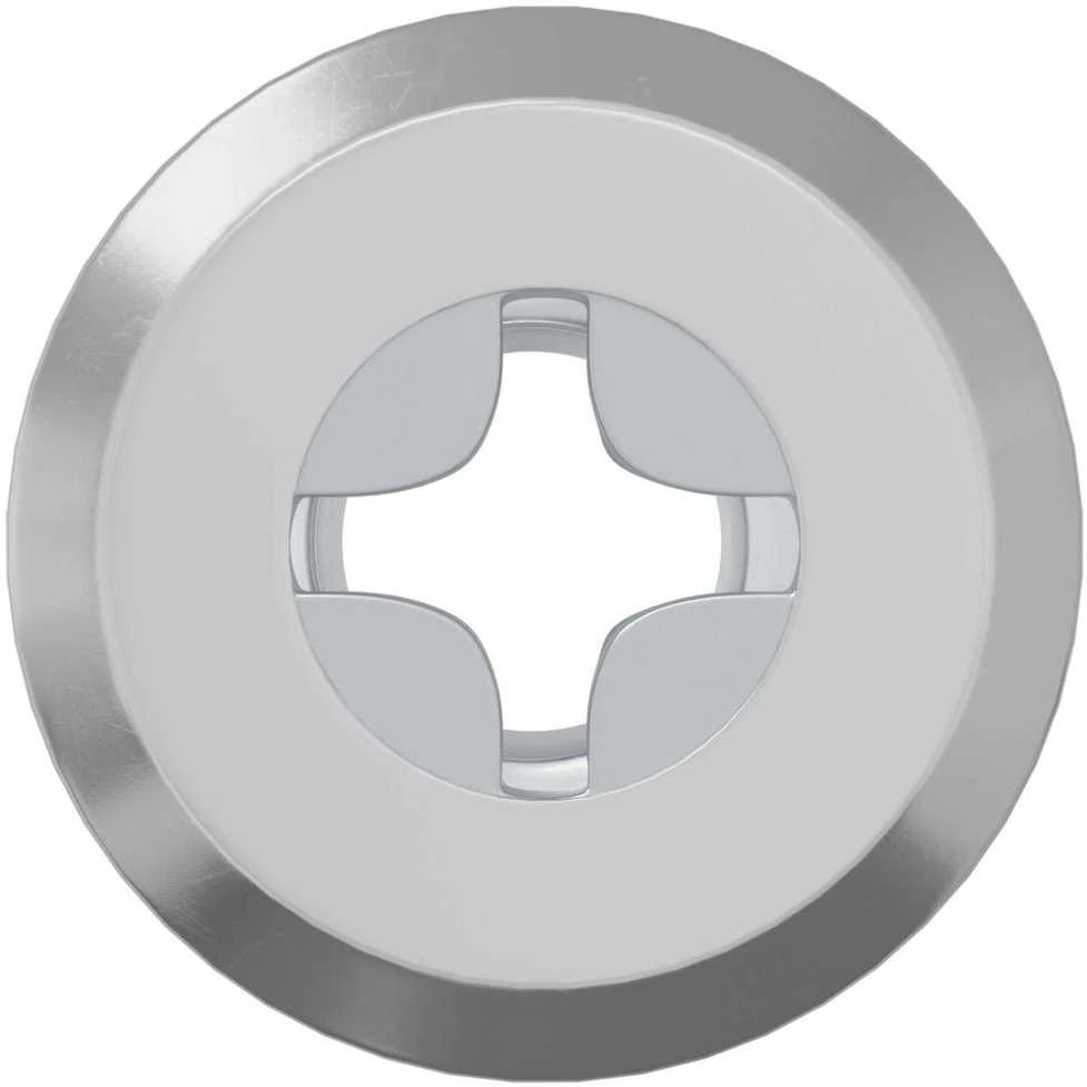 Užrakto veržlė 2 vnt. Sidabro M6 x 15 mm Plienas