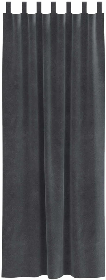 Užuolaidos 2 vnt. Šviesiai pilka 140 x 260 cm Aksomas