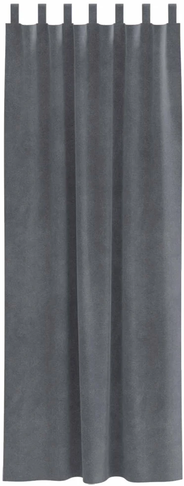 Užuolaidos 2 vnt. Šviesiai pilka 140 x 225 cm Aksomas