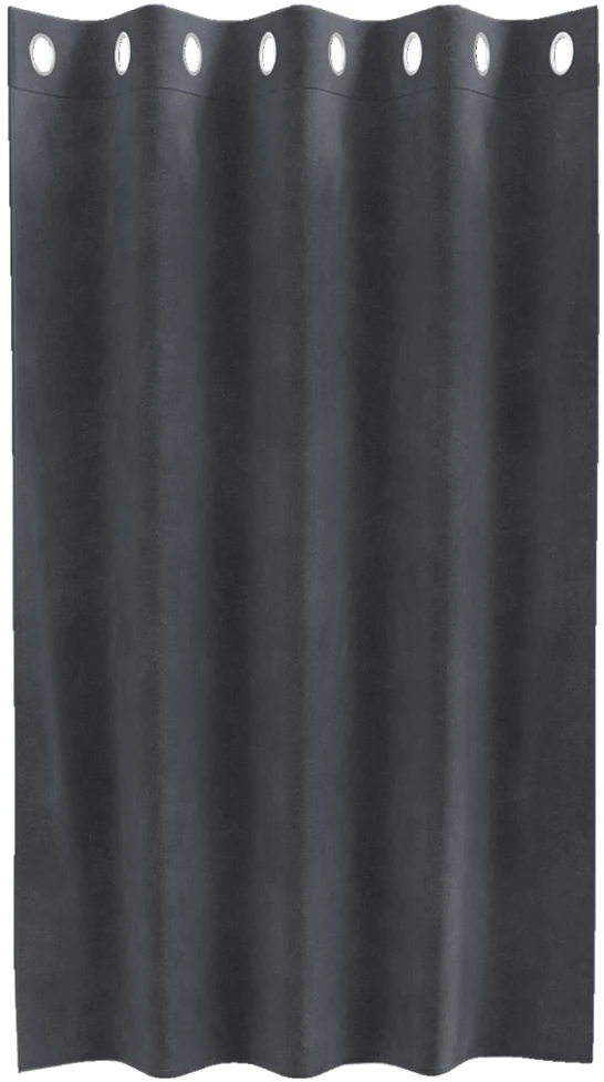 Užuolaidos 2 vnt. Šviesiai pilka 140 x 140 cm Aksomas